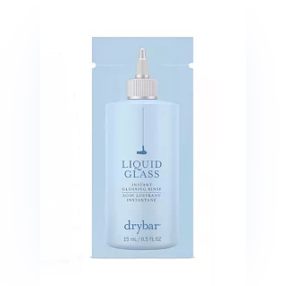 DryBar Liquid Glass Instant Glossing Rinse 5 QTY Travel Size Packets 15ml each